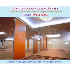 Vách ngăn di động bằng gỗ, kính, nhựa